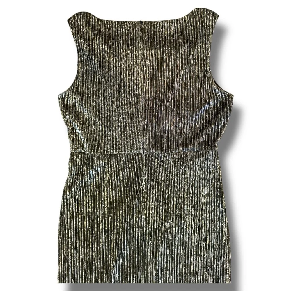NWT Connected Apparel Sleeveless Metallic Maxi Dress - Picture 10 of 15
